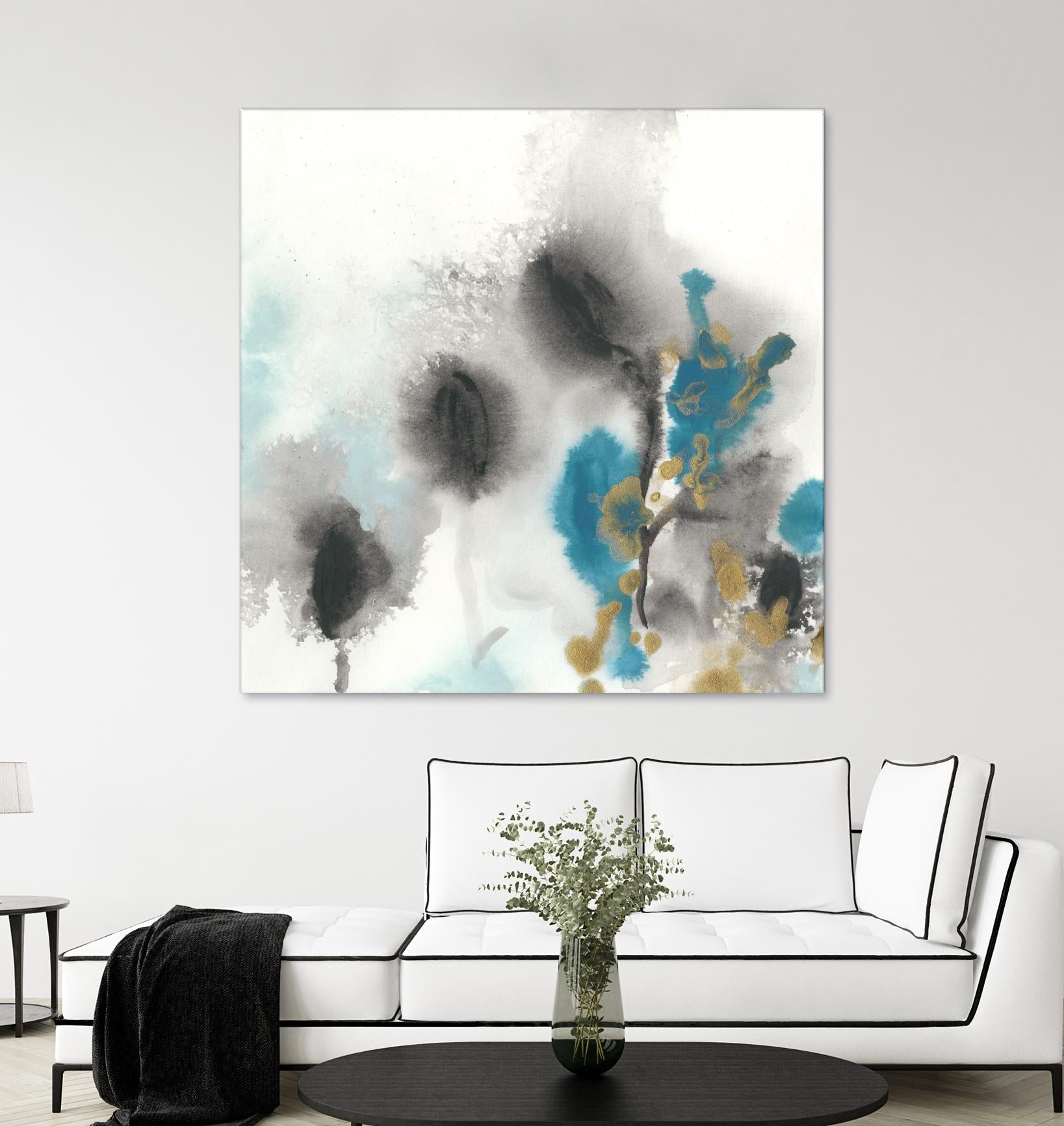 Cerulean Mirage I by June Erica Vess on GIANT ART - blue abstract