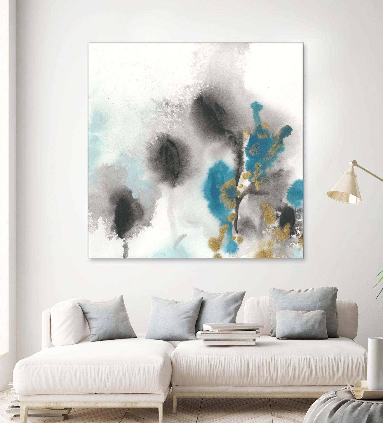 Cerulean Mirage I by June Erica Vess on GIANT ART - blue abstract