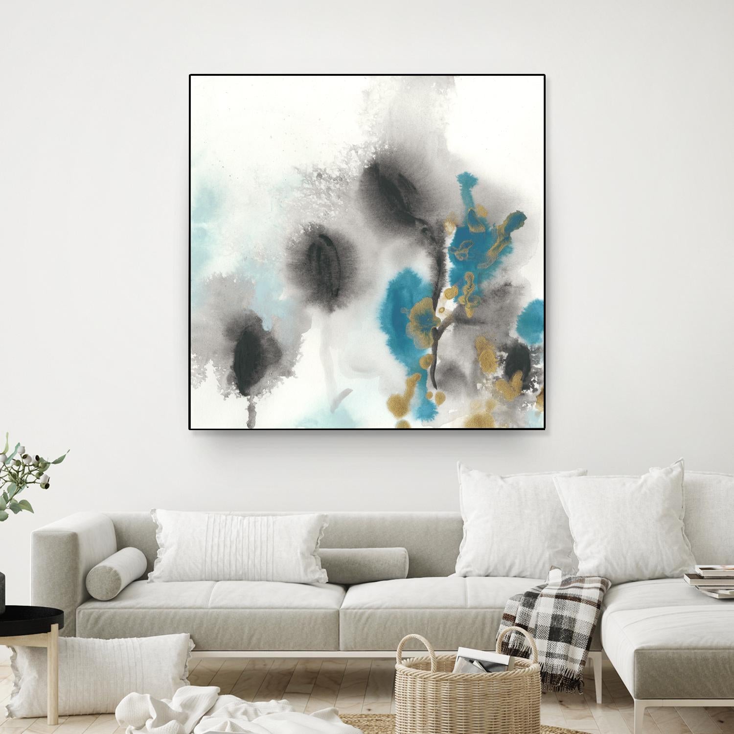 Cerulean Mirage I by June Erica Vess on GIANT ART - blue abstract