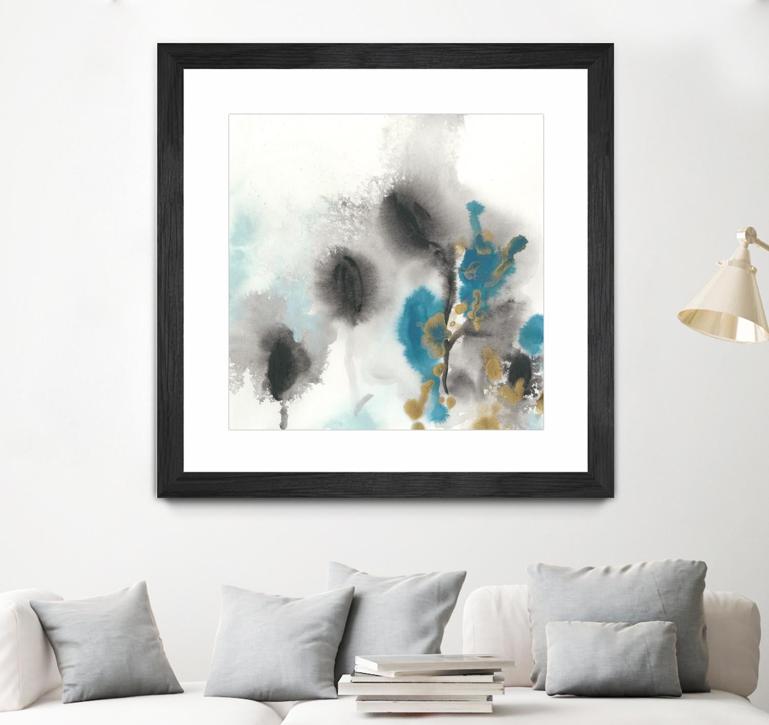 Cerulean Mirage I by June Erica Vess on GIANT ART - blue abstract