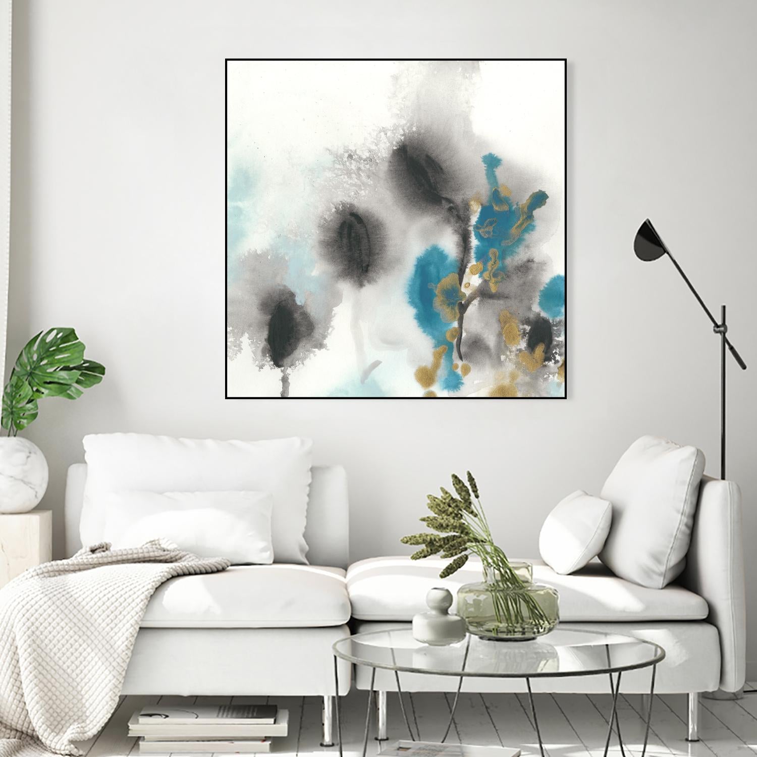 Cerulean Mirage I by June Erica Vess on GIANT ART - blue abstract