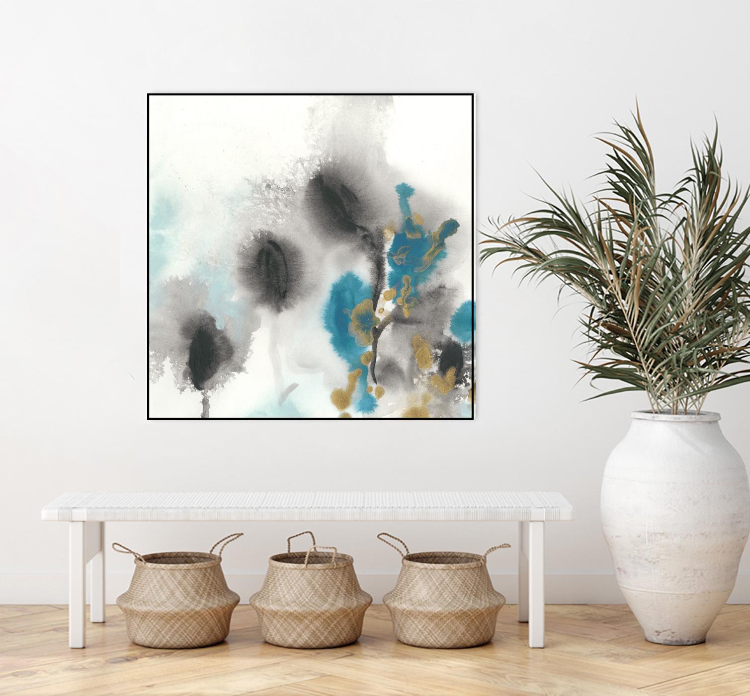 Cerulean Mirage I by June Erica Vess on GIANT ART - blue abstract