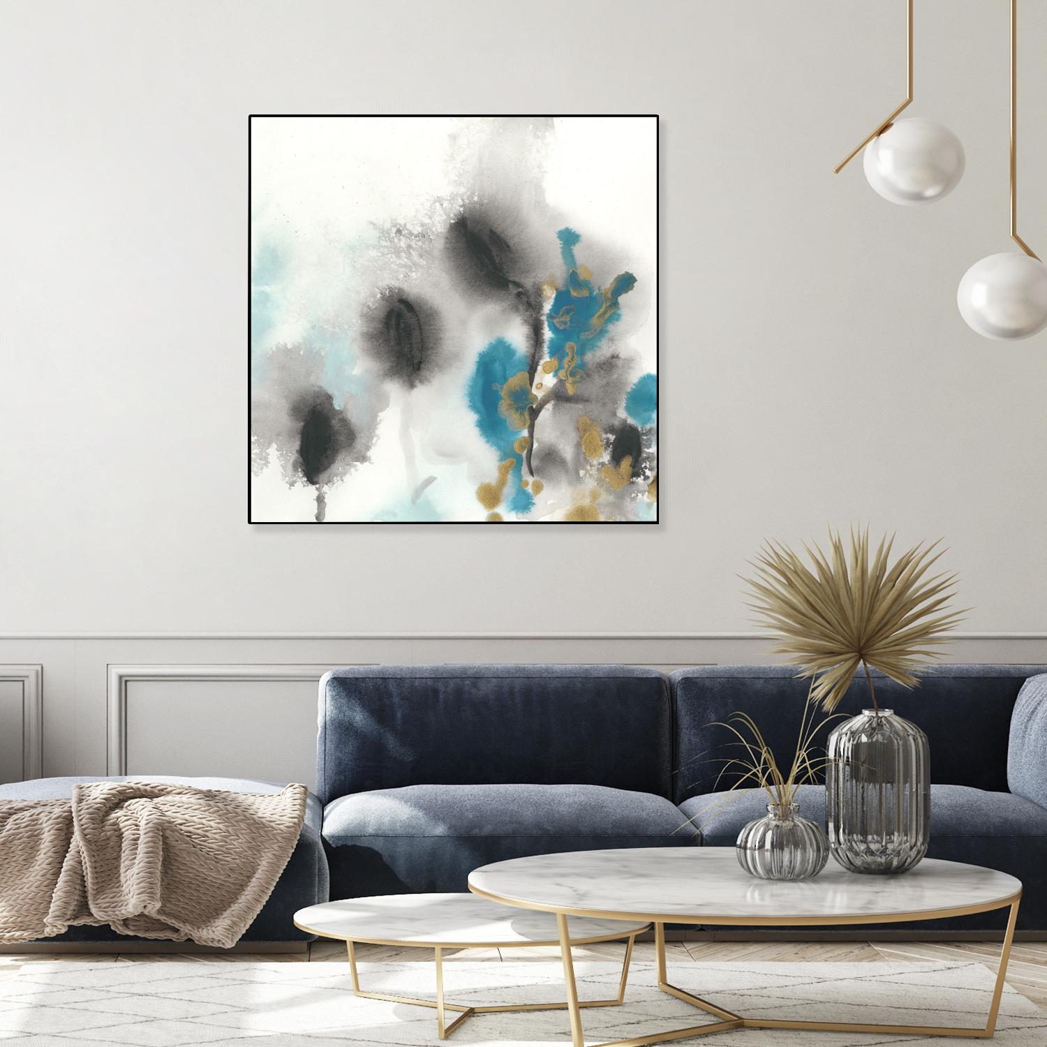 Cerulean Mirage I by June Erica Vess on GIANT ART - blue abstract