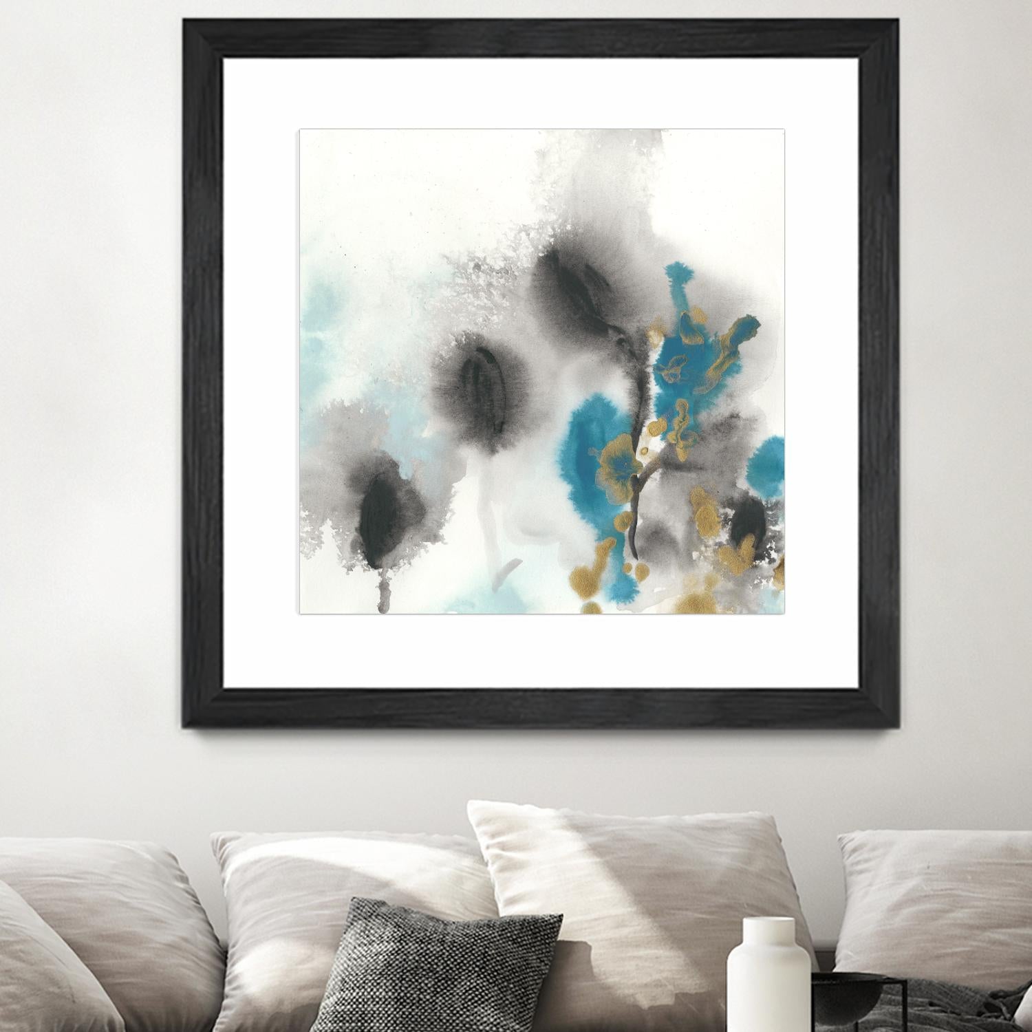 Cerulean Mirage I by June Erica Vess on GIANT ART - blue abstract
