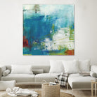 Hey Day III by Sue Jachimiec on GIANT ART - blue abstract