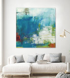 Hey Day III by Sue Jachimiec on GIANT ART - blue abstract