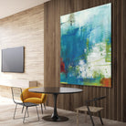 Hey Day III by Sue Jachimiec on GIANT ART - blue abstract