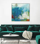 Hey Day III by Sue Jachimiec on GIANT ART - blue abstract