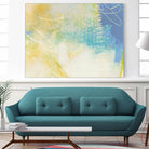 Blue Lux I by Sue Jachimiec on GIANT ART - blue abstract