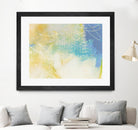 Blue Lux I by Sue Jachimiec on GIANT ART - blue abstract