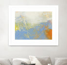 Blue Lux II by Sue Jachimiec on GIANT ART - blue abstract