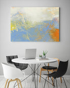 Blue Lux II by Sue Jachimiec on GIANT ART - blue abstract