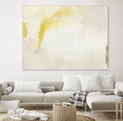 Yellow Lux II by Sue Jachimiec on GIANT ART - yellow abstract
