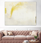 Yellow Lux II by Sue Jachimiec on GIANT ART - yellow abstract