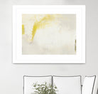 Yellow Lux II by Sue Jachimiec on GIANT ART - yellow abstract