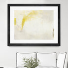 Yellow Lux II by Sue Jachimiec on GIANT ART - yellow abstract