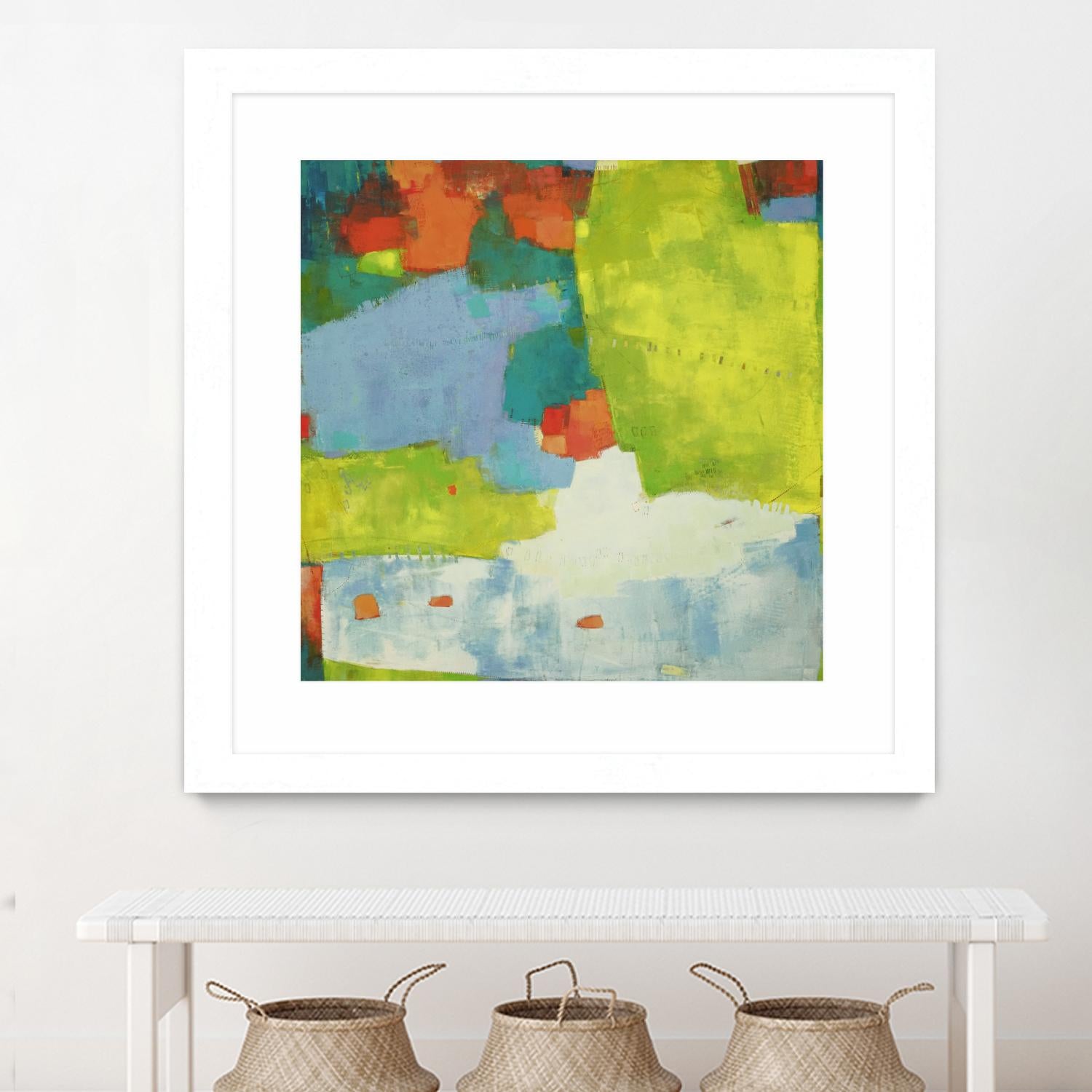 Torp by Sue Jachimiec on GIANT ART - green abstract