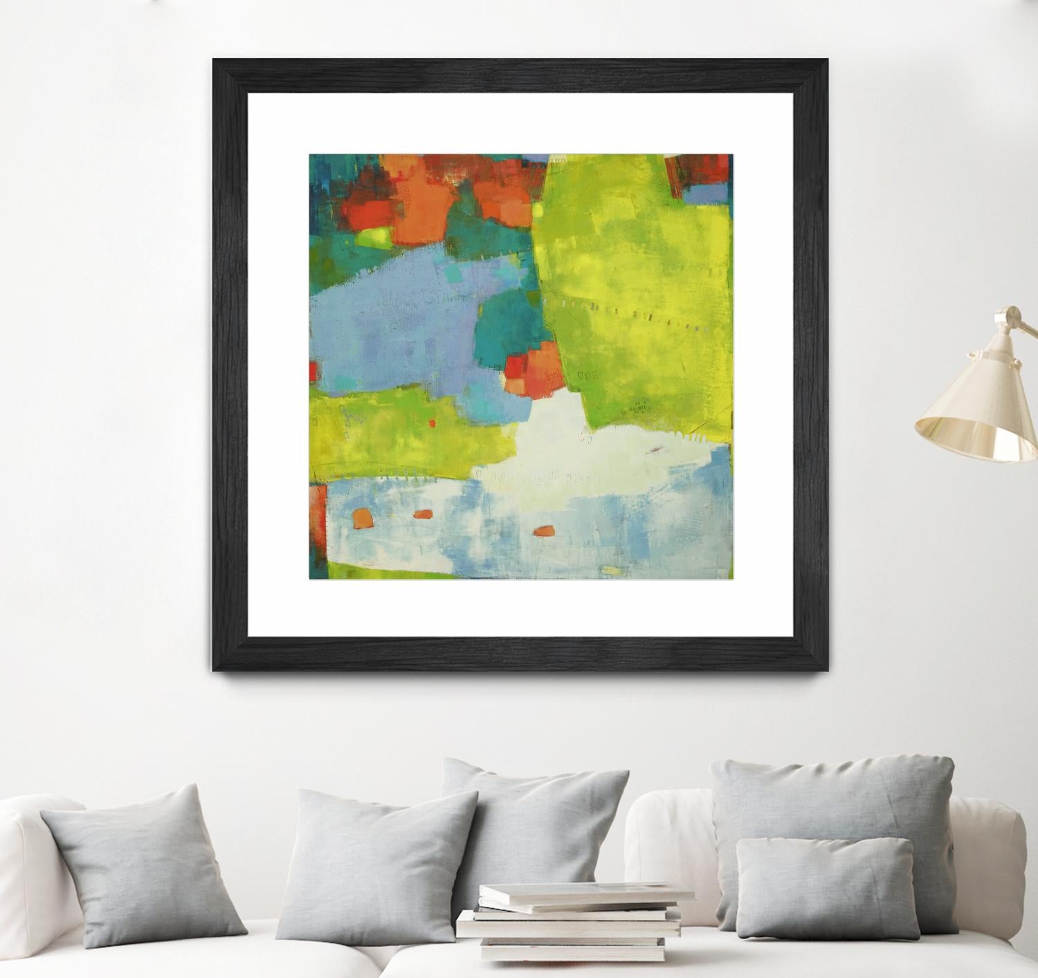 Torp by Sue Jachimiec on GIANT ART - green abstract