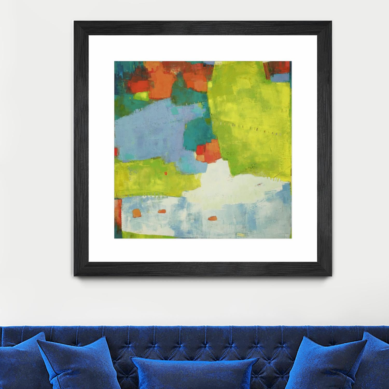 Torp by Sue Jachimiec on GIANT ART - green abstract