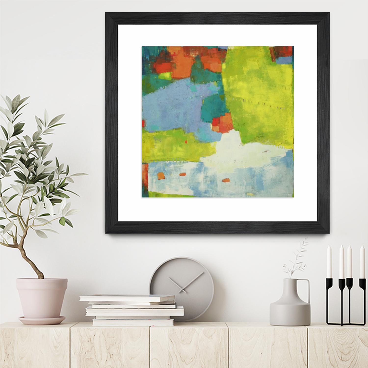 Torp by Sue Jachimiec on GIANT ART - green abstract