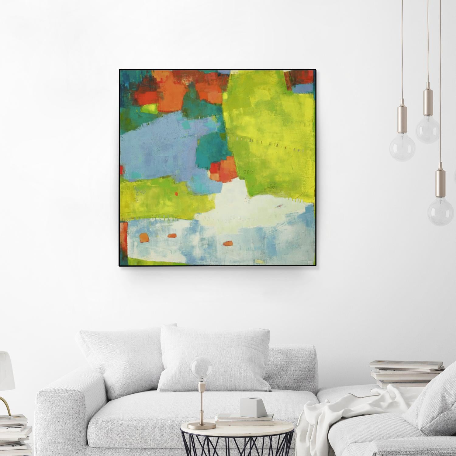 Torp by Sue Jachimiec on GIANT ART - green abstract