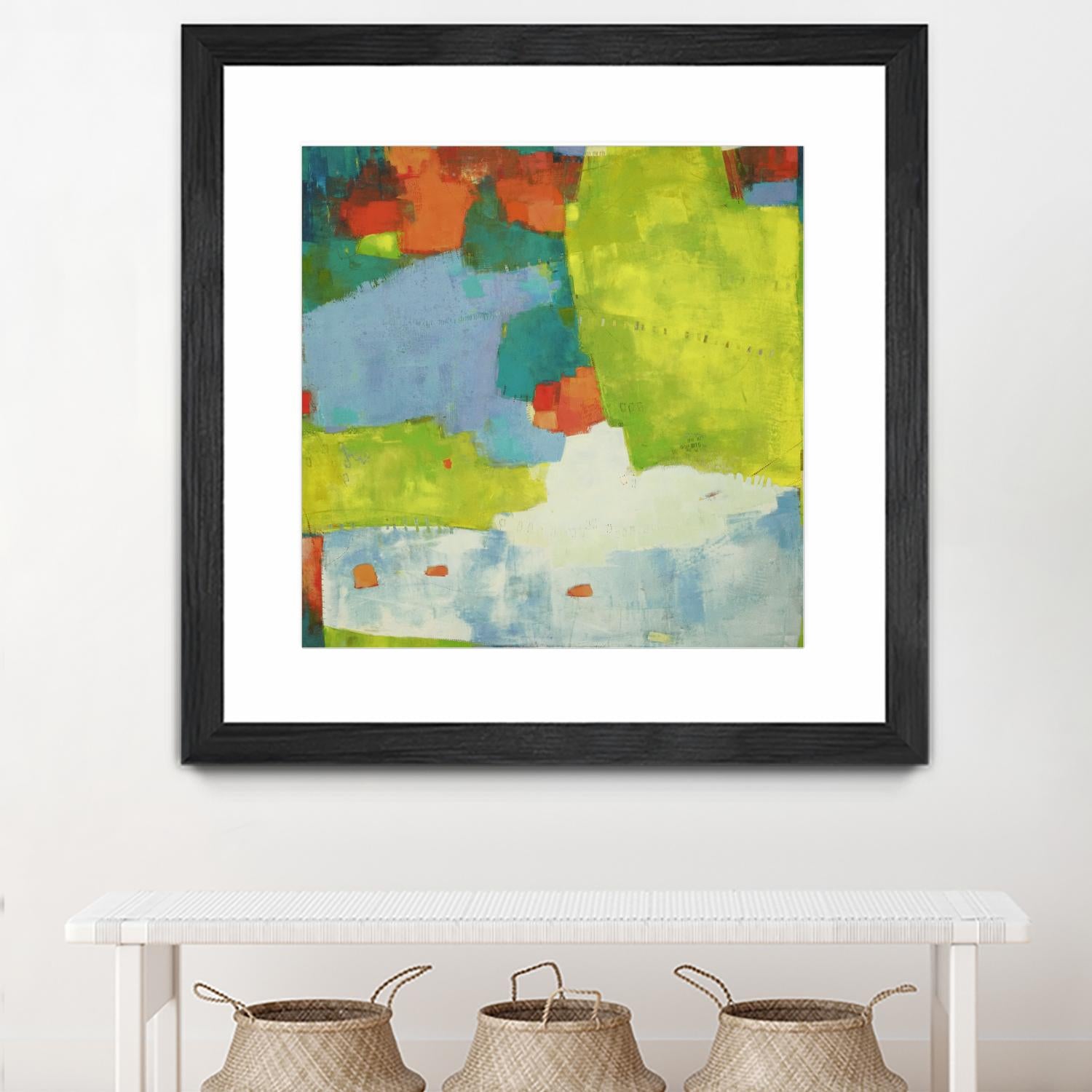 Torp by Sue Jachimiec on GIANT ART - green abstract