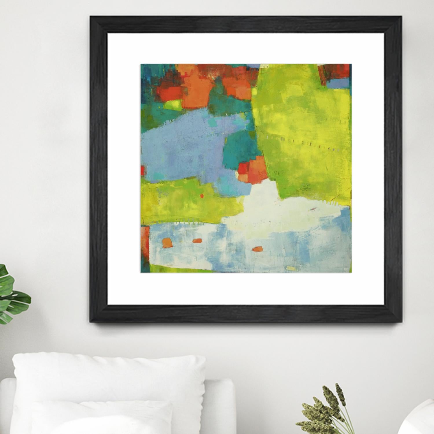 Torp by Sue Jachimiec on GIANT ART - green abstract