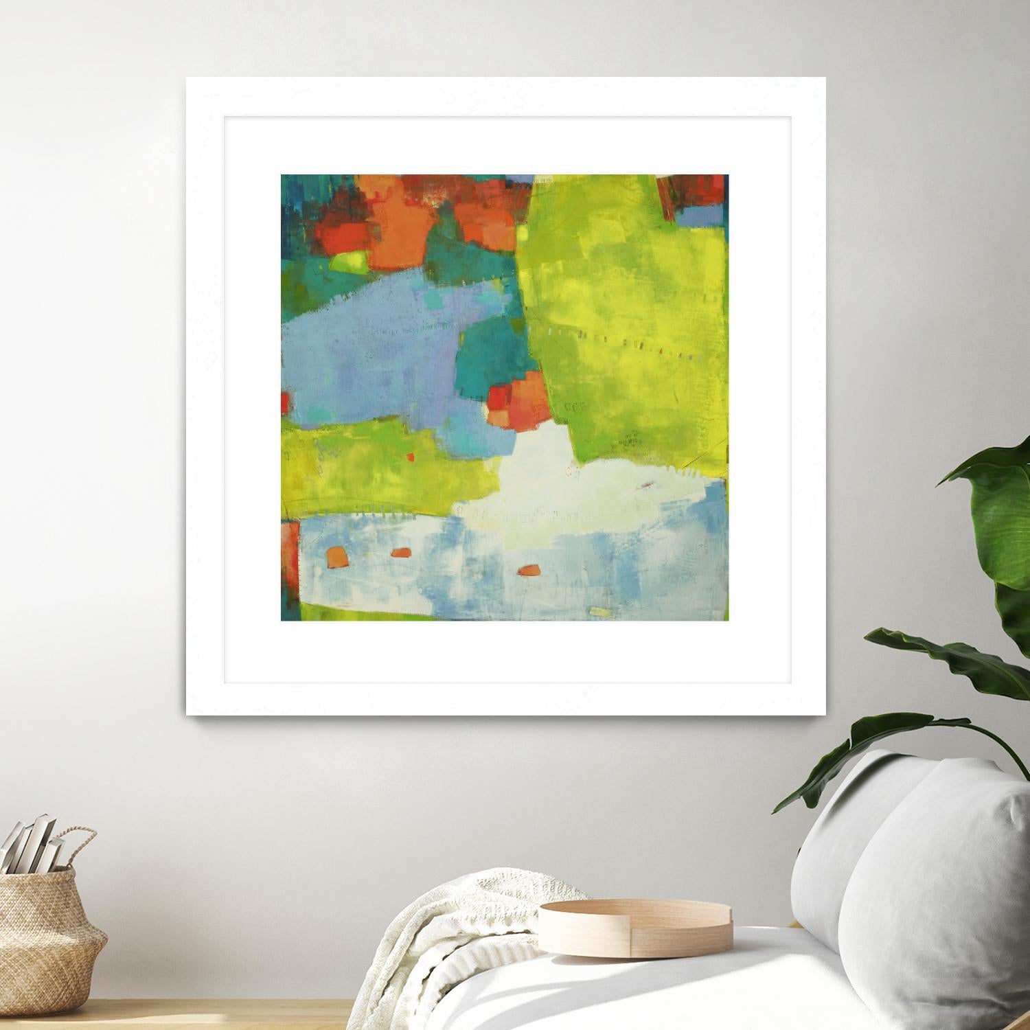 Torp by Sue Jachimiec on GIANT ART - green abstract