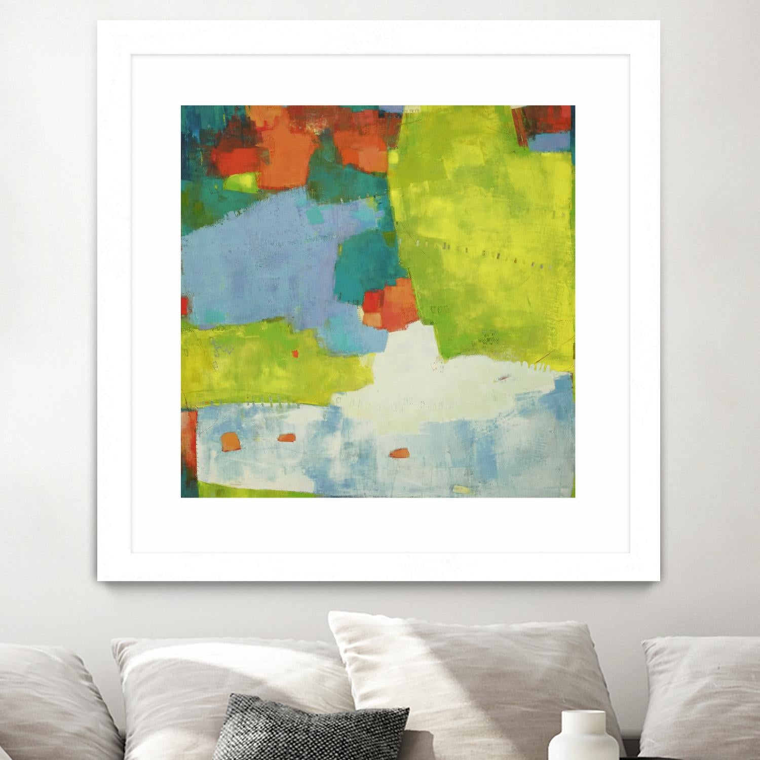 Torp by Sue Jachimiec on GIANT ART - green abstract