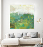 Twink by Sue Jachimiec on GIANT ART - green abstract