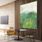 Twink by Sue Jachimiec on GIANT ART - green abstract