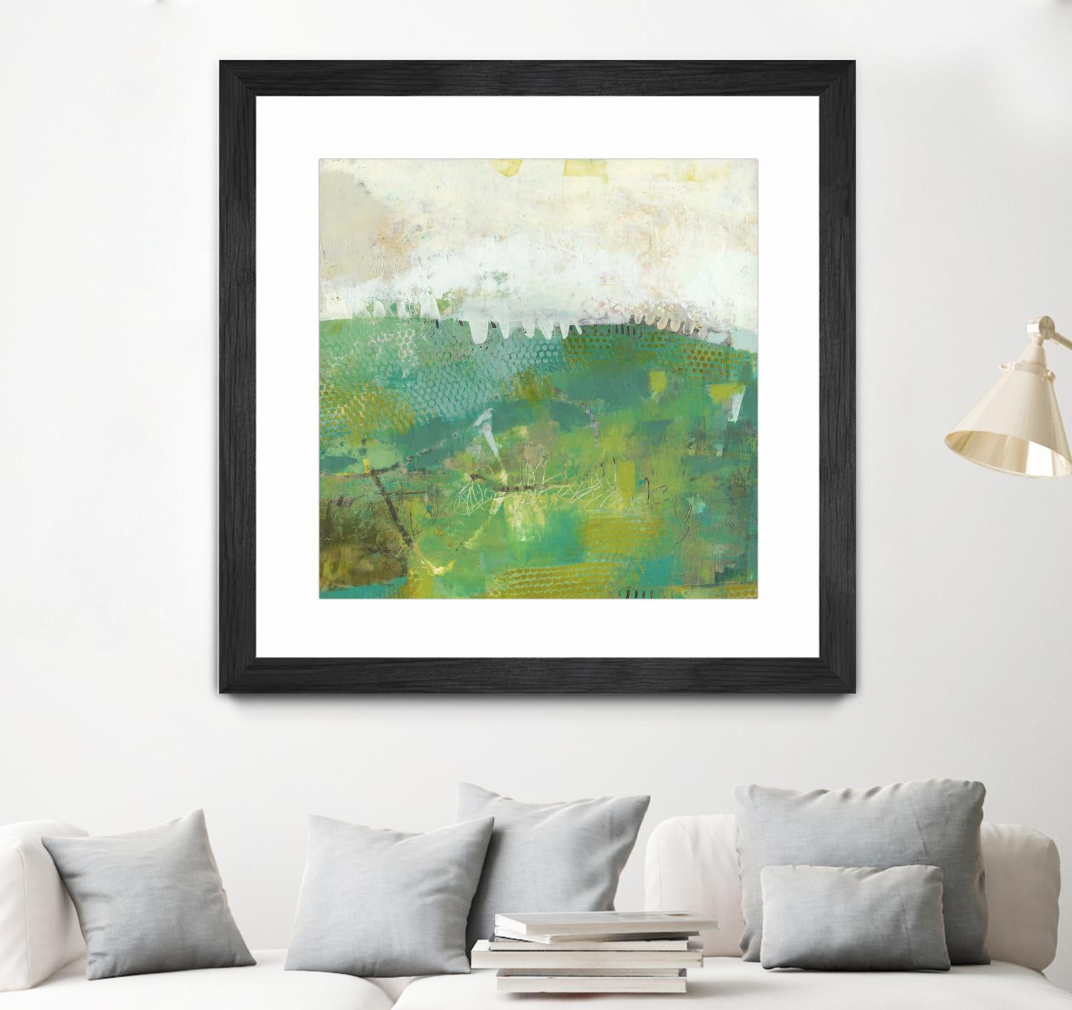 Twink by Sue Jachimiec on GIANT ART - green abstract