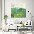 Twink by Sue Jachimiec on GIANT ART - green abstract