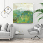 Twink by Sue Jachimiec on GIANT ART - green abstract