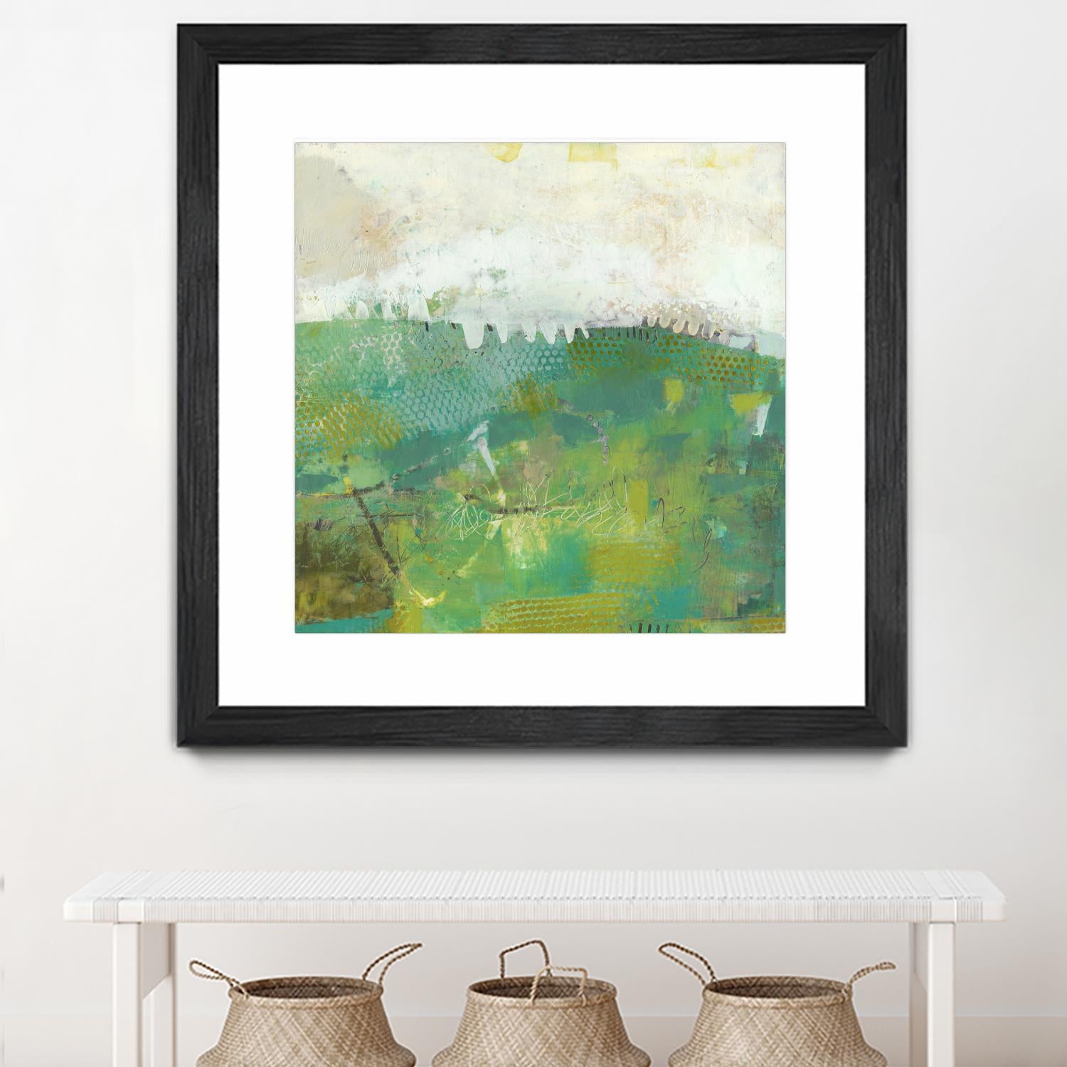 Twink by Sue Jachimiec on GIANT ART - green abstract