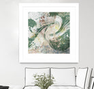 Emerald Aerial by Jennifer Goldberger on GIANT ART - green abstract