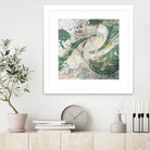 Emerald Aerial by Jennifer Goldberger on GIANT ART - green abstract