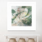 Emerald Aerial by Jennifer Goldberger on GIANT ART - green abstract