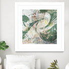 Emerald Aerial by Jennifer Goldberger on GIANT ART - green abstract