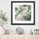 Emerald Aerial by Jennifer Goldberger on GIANT ART - green abstract