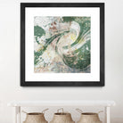Emerald Aerial by Jennifer Goldberger on GIANT ART - green abstract