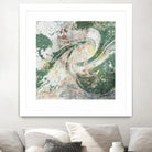 Emerald Aerial by Jennifer Goldberger on GIANT ART - green abstract