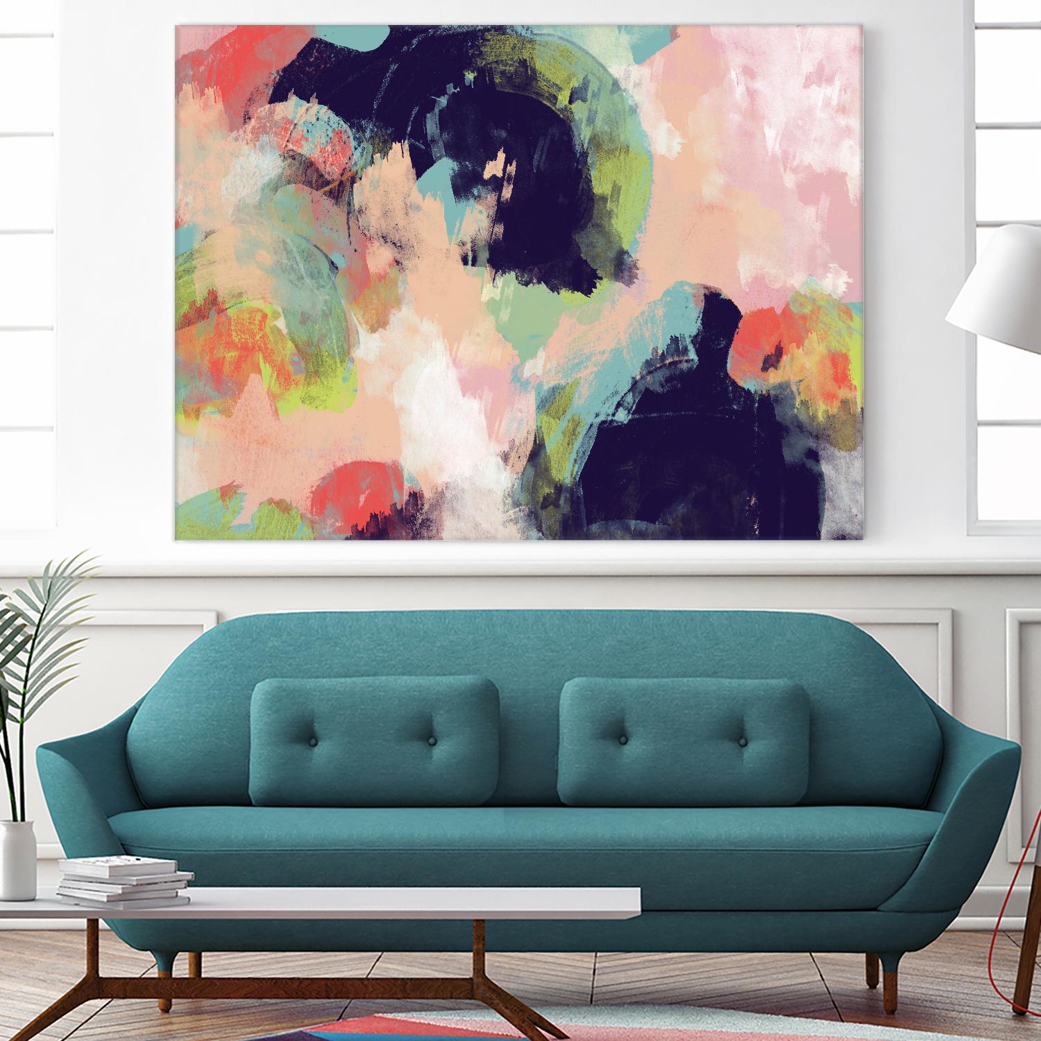 Vibrant Spring I by Studio W on GIANT ART - pink abstract