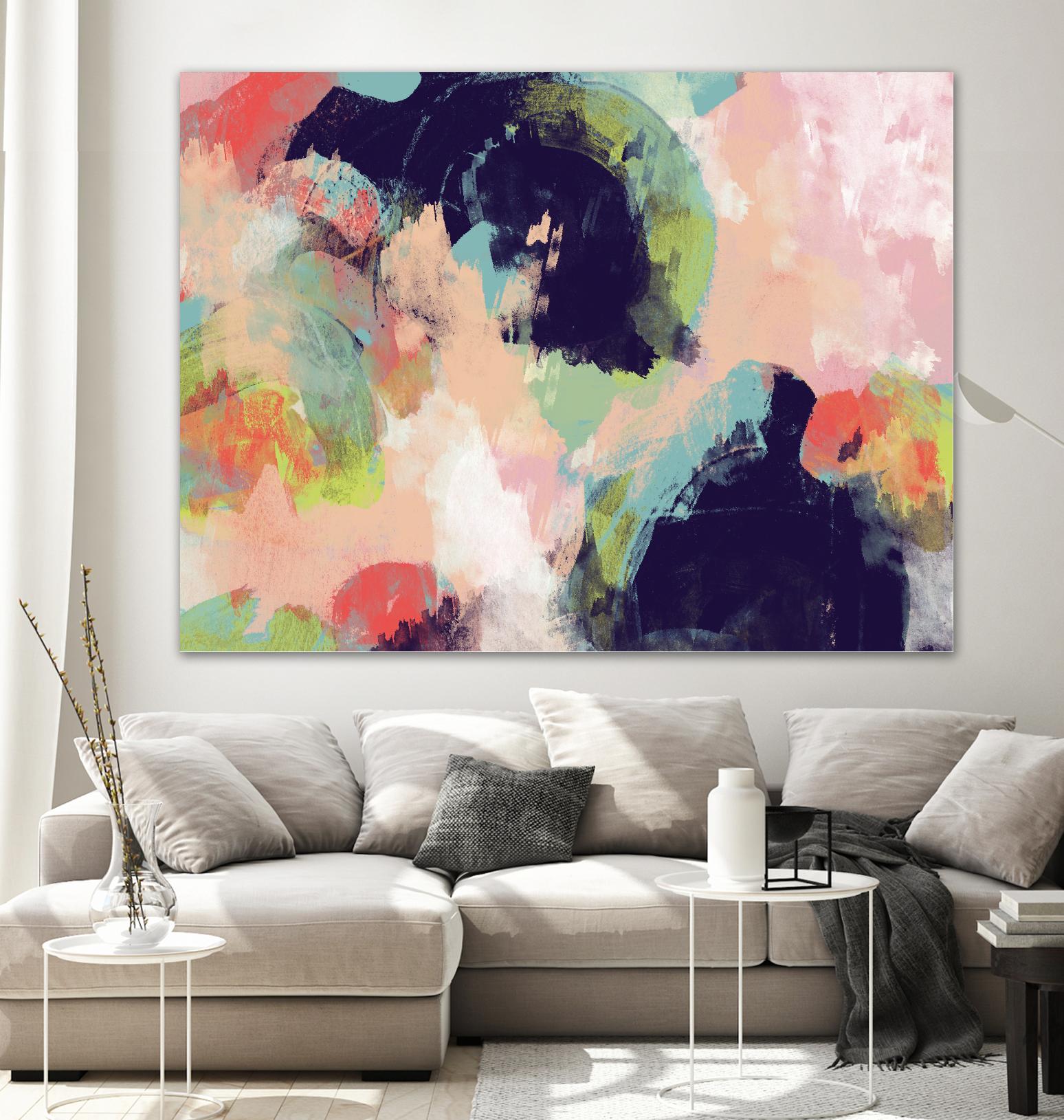 Vibrant Spring I by Studio W on GIANT ART - pink abstract