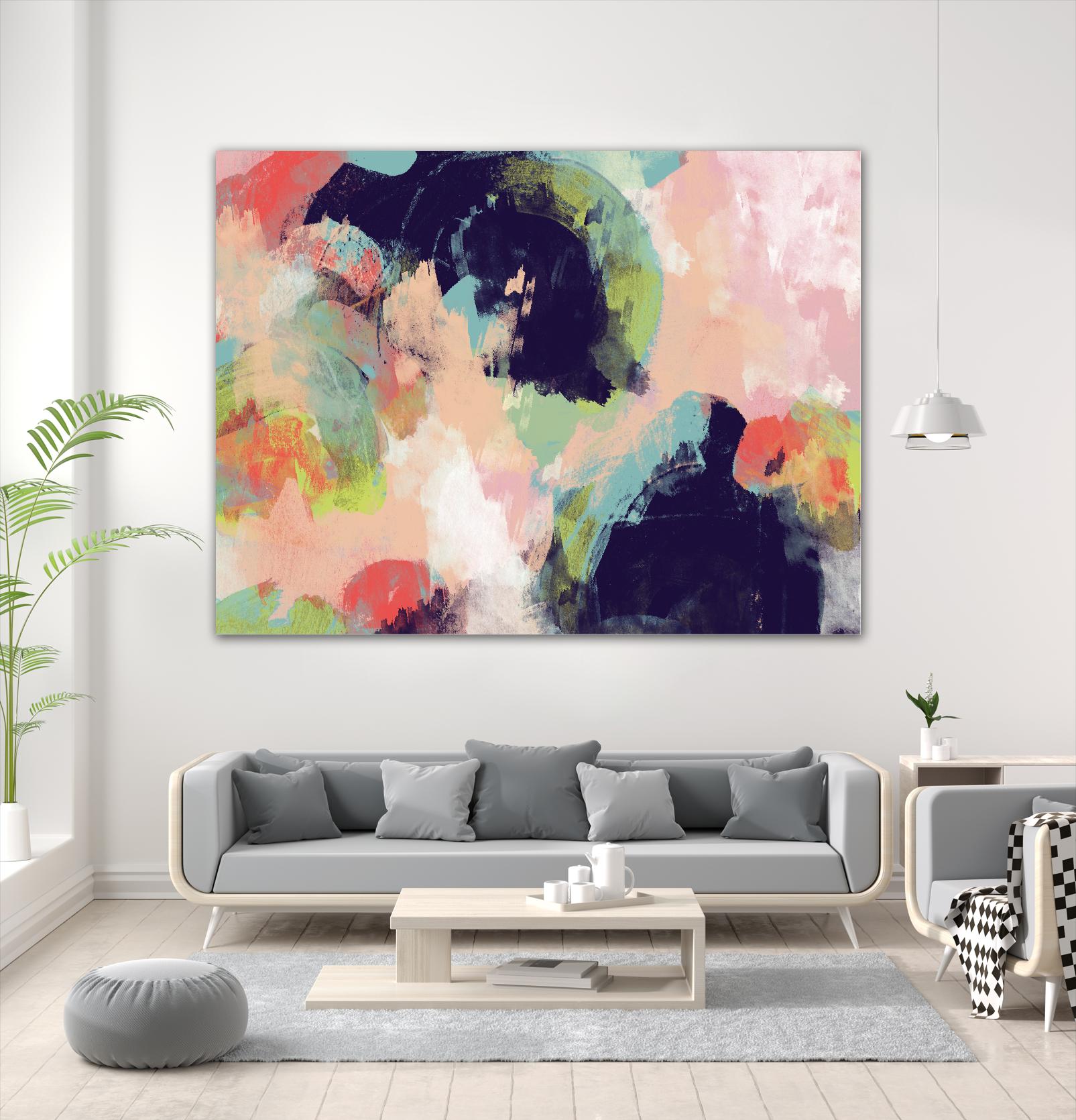 Vibrant Spring I by Studio W on GIANT ART - pink abstract