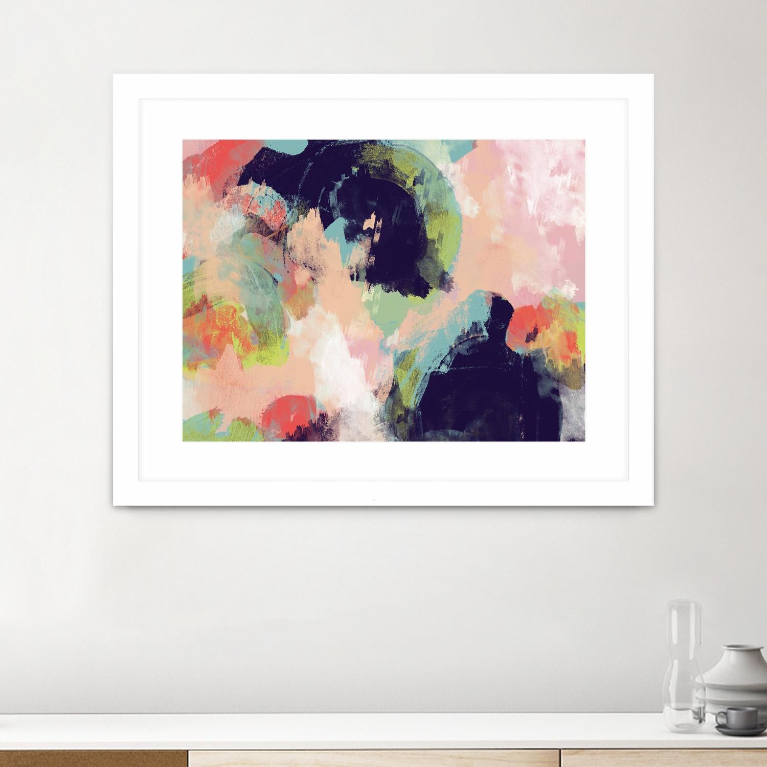 Vibrant Spring I by Studio W on GIANT ART - pink abstract
