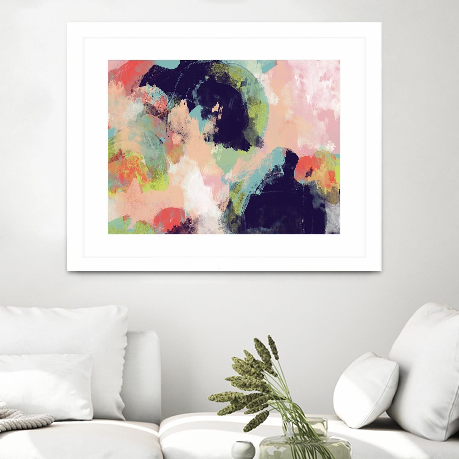 Vibrant Spring I by Studio W on GIANT ART - pink abstract