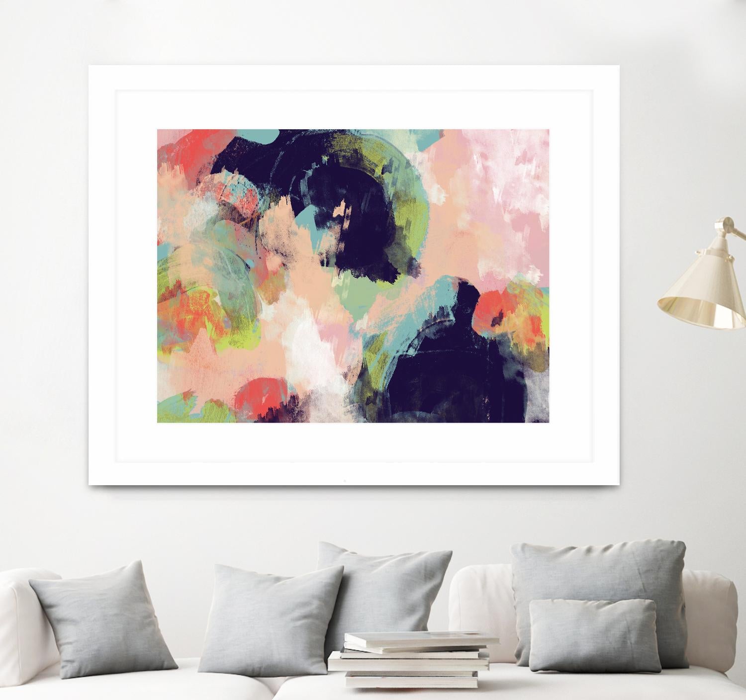 Vibrant Spring I by Studio W on GIANT ART - pink abstract