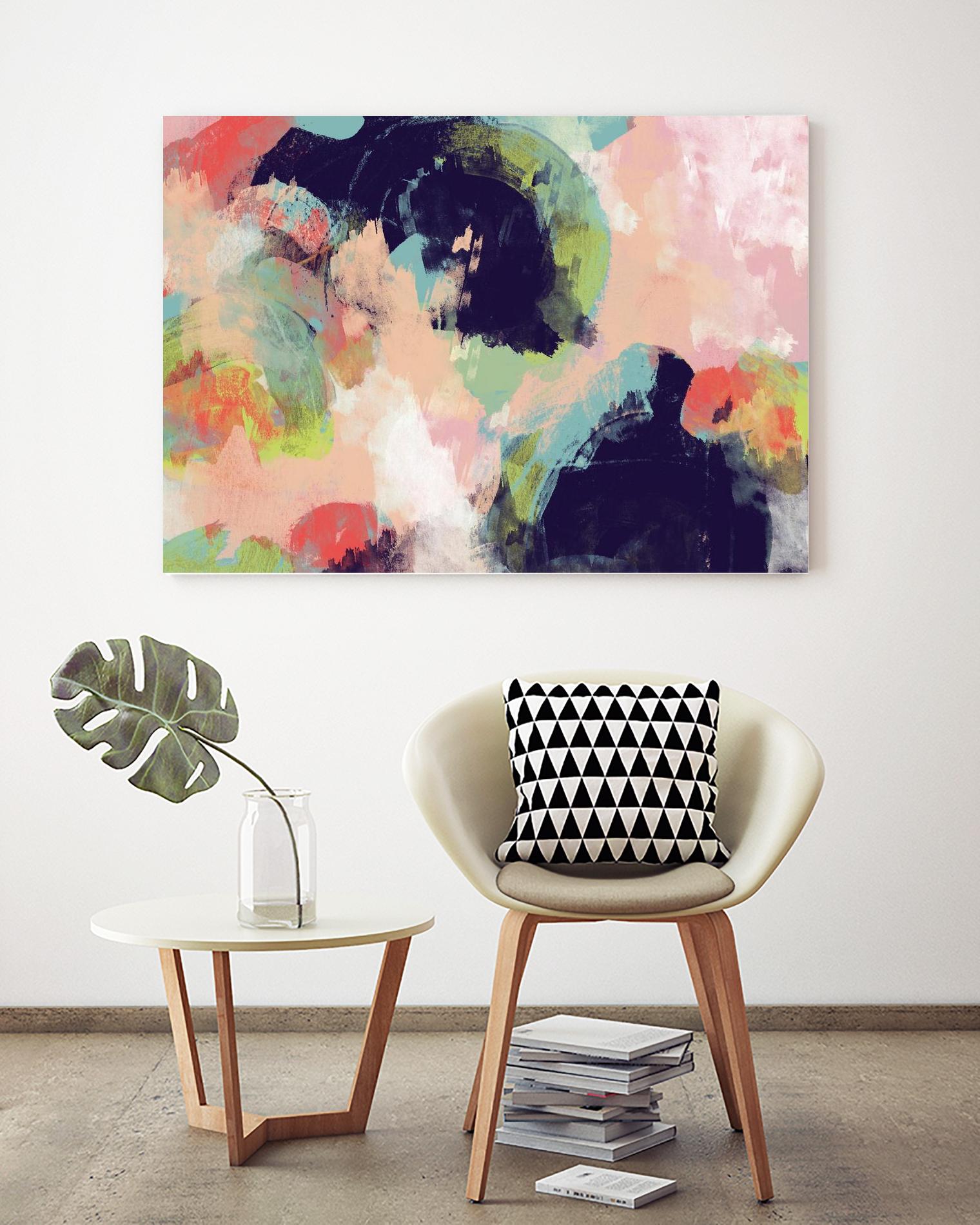 Vibrant Spring I by Studio W on GIANT ART - pink abstract