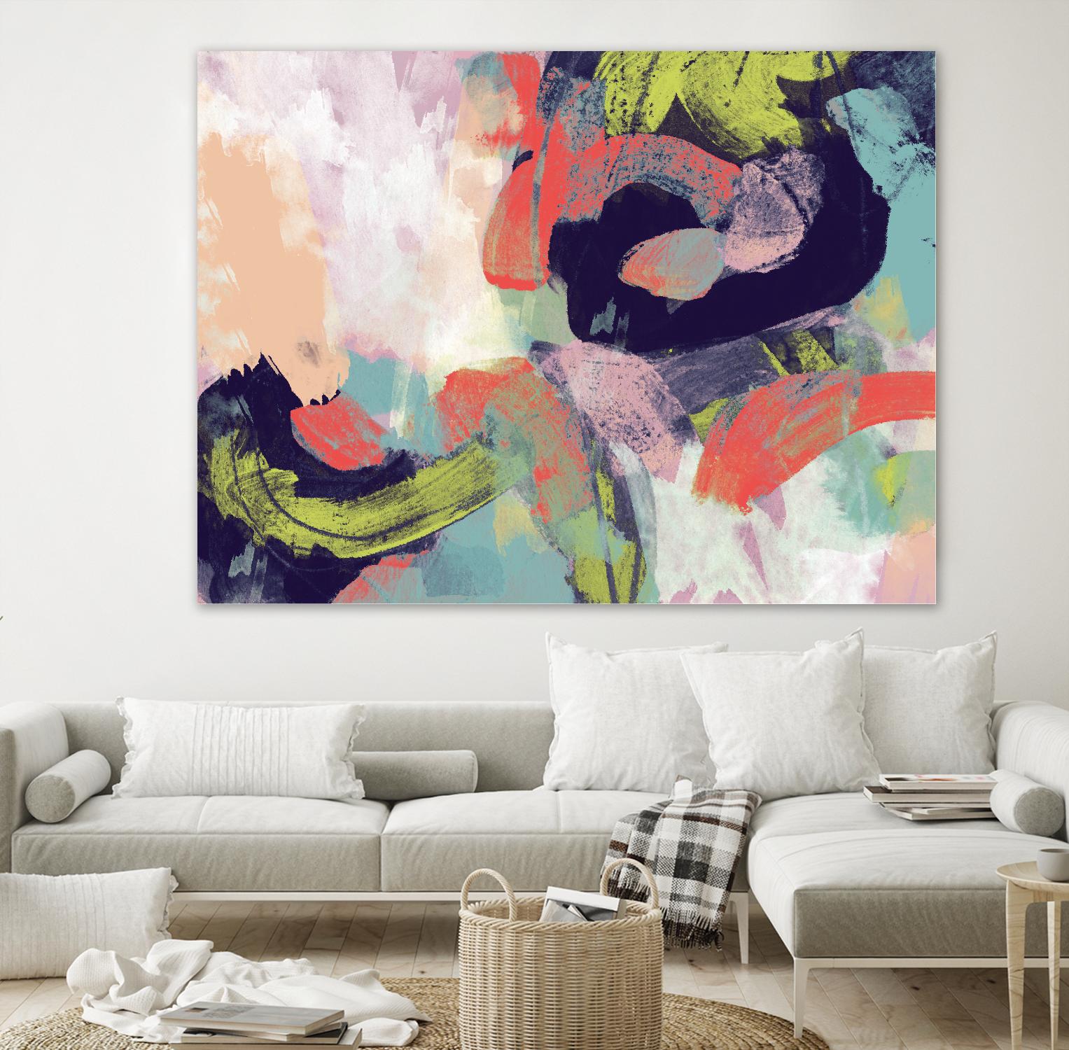 Vibrant Spring II by Studio W on GIANT ART - pink abstract